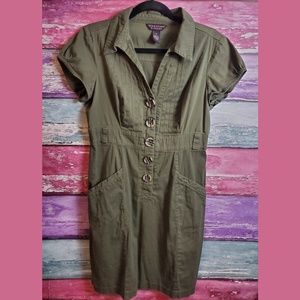 Green Dress with Pockets